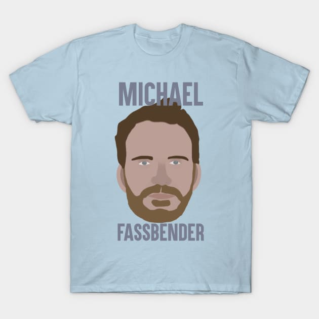 Michael Fassbender Head T-Shirt by JorisLAQ